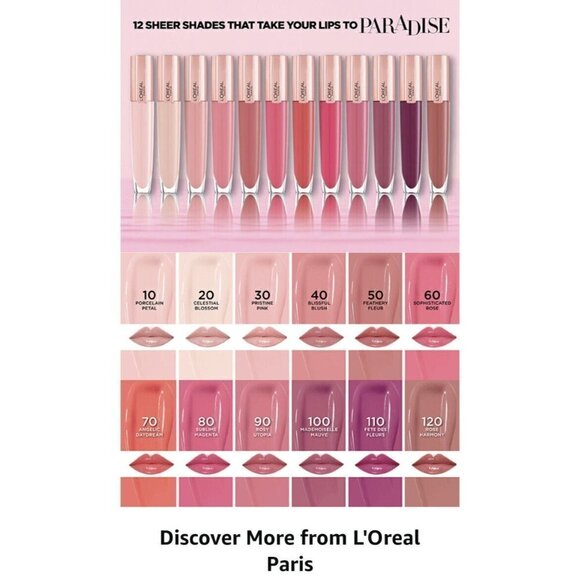 LOREAL Glow Paradise Tinted Lip Balm 60 Sophisticated Rose - Picture 6 of 8